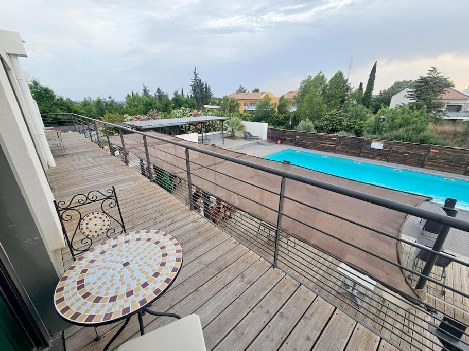 104 Douce Provence Au Calme Face A La Piscine Apartment Éguilles Екстериор снимка